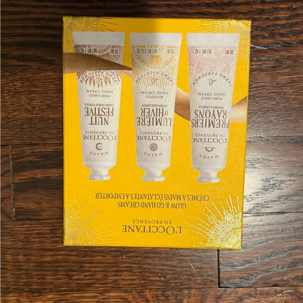 L'OCCITANE Hand Cream Trio - Vibrant Yellow